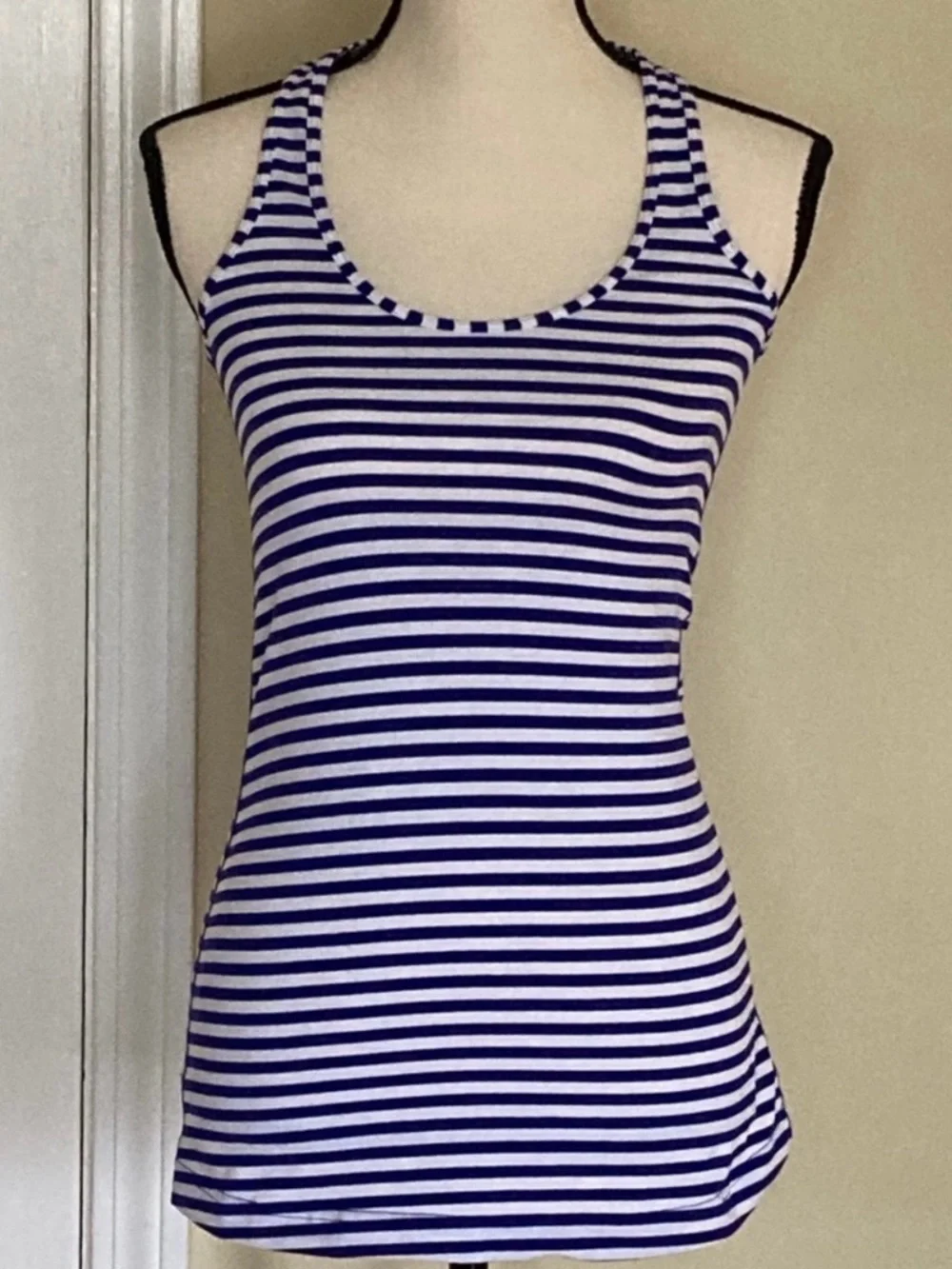 Lululemon Striped Cool Racerback Tank Top